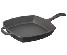 Jim Beam JB0217 Bratpfanne aus Gusseisen für Grill, Gas, Ofen, Elektro, Induktion und Glas, 26,7 cm, Schwarz