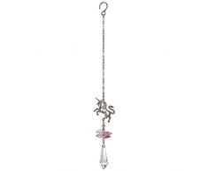 Woodstock Chimes Rainbow Makers Crystal Suncatcher, Unicorn