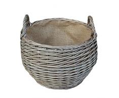 Red Hamper Kleine Antike Wäsche Stumpy Weidenkorb