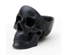 SUCK UK SK TIDYSKULL2 Schreibtisch und Zimmer Behälter im Schädeldesign, schwarz