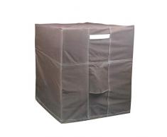 Forestchill Klimagerät Abdeckung für Kondensatoreinheit, Schutzabdeckung für Zentralklimagerät, Wärmepumpe, Braun 32L x 32W x 36H