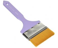 TO-DO 91085 Pinsel Teller Griff kurz, Hobby Serie S/9921 N.80, Holz und Borsten aus Kunstfaser, Lila, 1 x 1.5 x 20 cm