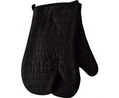 Gourmet Pro Ofenhandschuh, einfarbig, Schwarz, 2 Stück