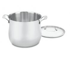 Cuisinart 466–26 Contour Edelstahl Schmortopf Suppentopf mit Glas Cover