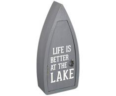 Pavillon – Life is Better at The Lake – 29,2 cm Schlüsselkasten zum Aufhängen