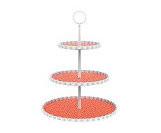 Zak Dotty Etagere dreistöckig 15/21/27 cm orange