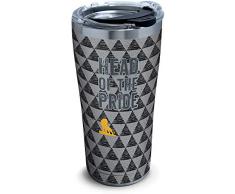 Tervis 1323001 Thermobecher mit Deckel, Edelstahl, 18/8 Edelstahl, silber, 20oz