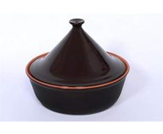 Wir bieten Kunst und Terracotta SRL TAJINE Ø24cm C/Deckel 1240, Terracotta, Braun, 24 cm