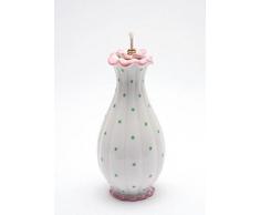 ATD® 60113 14 cm Camellia Blume mit Polka Dot Öl Lampe