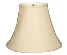 Royal Designs Lampenschirm, quadratisch, Glocke, beige, 8 x 16 x 12.625