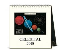 Cavallini Papers & Co. 2018 Celestial Schreibtisch Kalender