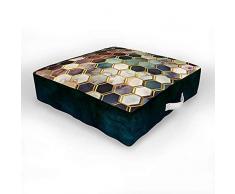 Society6 Monika Strigel Bodenkissen aus robustem Marmor Mitte des Jahrhunderts für Innen- und Außenbereich