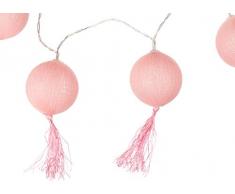 Star Lichterkette Plastik Rosa 14 x 135 x 6 cm