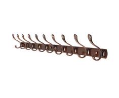 Dseap Seashell Wandgarderobe, 10 Haken Antik Antique Copper