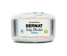 Bernat Babydecke Stripes -300g Tiny petrol