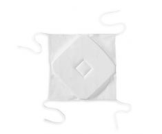 Today Sitzkissen 4 Ecken Sitzkissen 4 Ecken Polyester 40 x 40 x 2 cm, Polyester, weiß, 40x40x2 cm