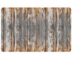 Bungalow Flooring BAMAZOW Bodenbelag New Wave Kunstfußmatte, 61 x 91 cm, Mehrfarbig