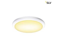 SLV RUBA 10 CW Sensor, LED Outdoor Wand- und Deckenaufbauleuchte, weiß IP65 3000/4000K Leuchte, Kunststoff, 13 W