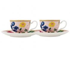 Maxwell Williams HV0053 Tea & Cs Demi Espressotassen mit Untertasse Contessa