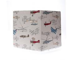 Glenna Jean Fly-by Airplane Print Pouf
