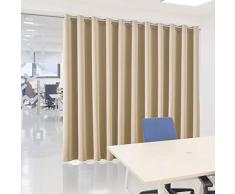 bluCOASTLINE Raumteiler Vorhang 10ft Wide x 9ft Tall beige