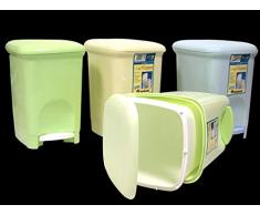 Meliconi Treteimer, quadratisch, 5 l, Blau und Grau, Einheitsgröße