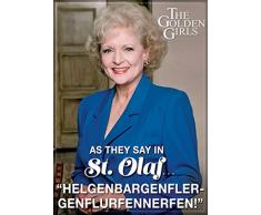 Ata Boy Golden Girls 6,3 x 8,9 cm Magnet für Kühlschrank und Schließfächer – Collection 3 2.5 x 3.5 St. Olaf