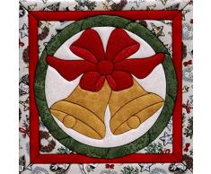 Quilt Magic 444 Bettwäsche-Set für Weihnachten, Weihnachtsglocken, Einheitsgröße