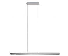 Brilliant Delta LED Pendelleuchte Balken 100cm Lichtauslass zweiseitig chrom 1938 Lumen, LED integriert