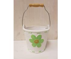 Combogen Sa Oster-Dekoration 12 x 10 x 20 cm weiß/grün