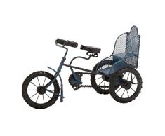 Deco 79 Dreiräder aus Metall, 22,9 cm H-24876, 33 cm W / 22,9 cm H