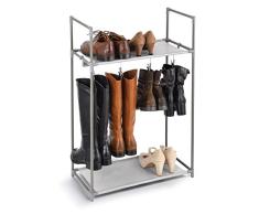 Domopak Living Schuhregal, Grau, 59 x 29 x 84 cm