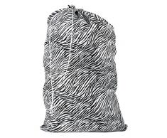 Handy Laundry Commercial Heavy Duty Jumbo Größe Nylon Wäschesack, Nylon, Zebra, 22 x 32