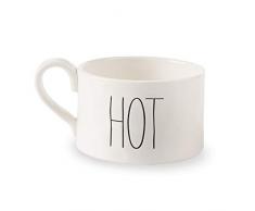 Mud Pie 43500006H Farmhouse Hot Oversize Suppentasse, Einheitsgröße