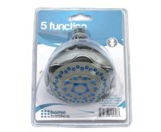 Home Basics Sunbeam SH10056 Duschkopf, 5 Funktionen, Chrom