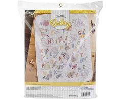 Bucilla Baby Lätzchen, Kreuzstich, geprägt Bezug für Kinderbett multi