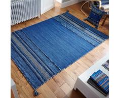 Oriental Weavers Teppich, blau, 67cm x 220cm