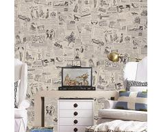 wallart4u Kontakt Papier Dekorative Selbstklebende Regalen für Küche Schränke Schubladen Regale Theken Windows Wände Crafts 45 x 998,2 cm Newpaper