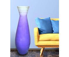 Uniquewise Bodenvase, Bambus, 71,1 cm, glänzend, Violett