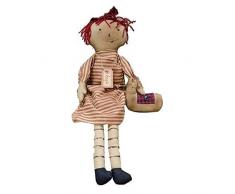 CWI Tapetenbordüre Geschenke Angie Puppe mit Ihrer Katze, farbenreiche