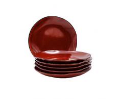 Tuxton Home THGAR005-6B Artisan Salatteller, keramik, Roter Rock