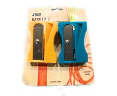 Monkey Business Sparschäler Julienne, Grün/Türkis