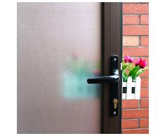 Sichtschutz Fensterfolie Sichtschutzfolie kein Kleber Glas Tür Film Glasfenster Tönung, Statische/Vinyl/Hitze Kontrolle/Blackout UV-für Badezimmer, Schlafzimmer, Wohnzimmer, Büro, Konferenzraum, PVC, frosted, 35 by 118-inch