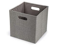 CTG Papierkorb, faltbar, quadratisch, Grau