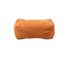 Thedecofactory 153655 Nackenrolle, Polyester, Orange, 15 x 15 x 35 cm