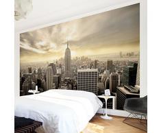 Apalis 94707 Vlies / Fototapete Manhattan Dawn Breit | Vlies Tapete Wandtapete Wandbild Foto 3D Fototapete für Schlafzimmer Wohnzimmer Küche | Größe: 225x336 cm
