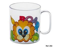 Cosmoplast Bierkrug Mini Kunststoff verziert 0,25 l