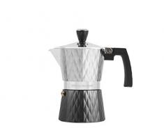 Officine Standard Diamant-Anthrazit Espressokocher aus Aluminium Tassen 3