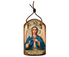 G. Debrekht Erzengel Heiliger Gabriel Ikone Holzfigur