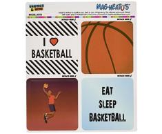 Graphics and More Basketball Player Fan Love mag-Neato s Automotive Car Kühlschrank Locker Vinyl Magnet Set